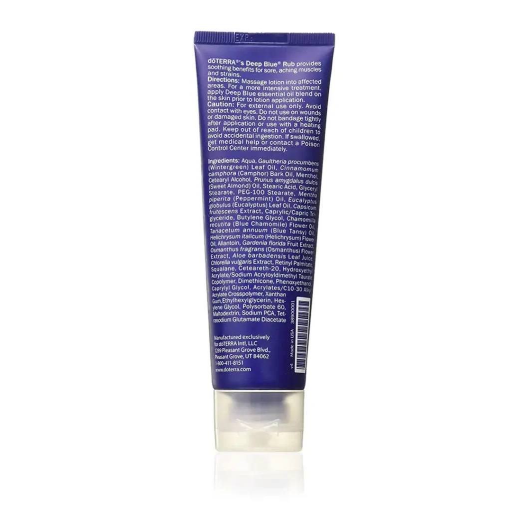 Inhaltsstoffe doTERRA Deep Blue Rub - 120ml